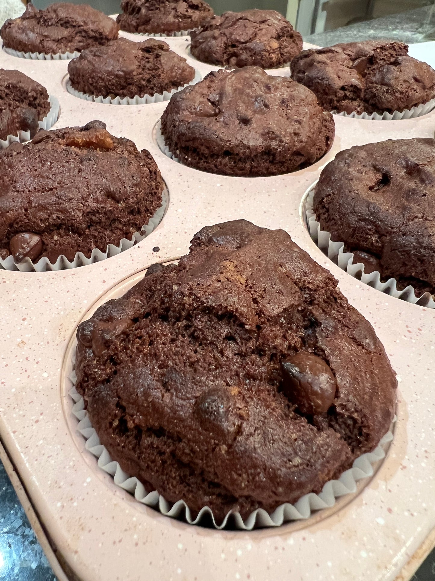 Muffins of Joy - Double dark chocolate - Fresh Milled Muffin Mix