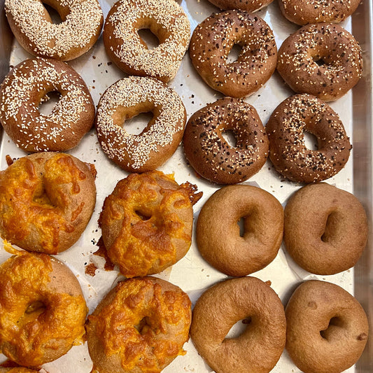 Tevah whole wheat bagels